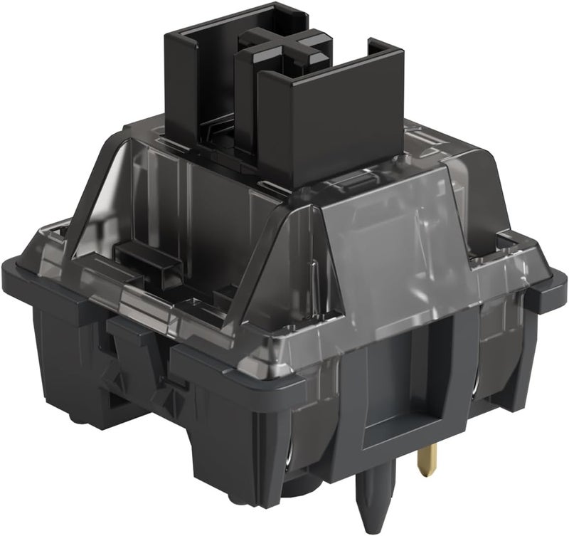 AKKO مفتاح V3 كريمي أسود برو مع عمود مقاوم للغبار للوحة مفاتيح الألعاب الميكانيكية، مفاتيح خطية 5 دبابيس (45 قطعة) - Image 1